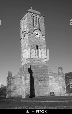 Helmsdale Memorial Clock Tower Stock Photo