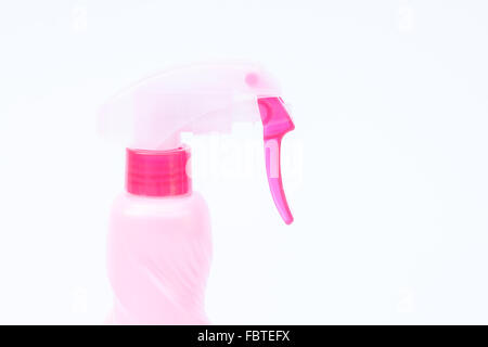 Pink plastic foggy spray bottle isolated on white background Stock ...