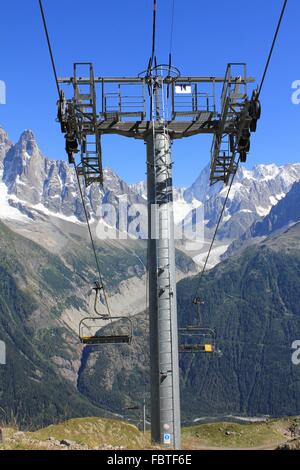 chair lift Stock Photo