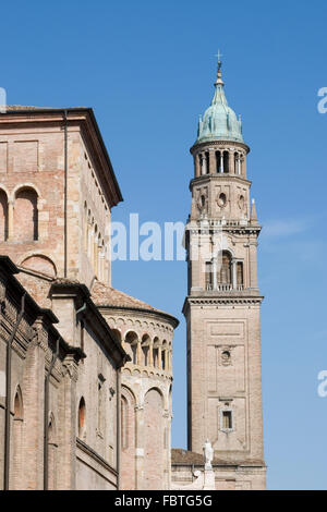 San Giovanni Evangelista bell tower, Parma, Italy Stock Photo