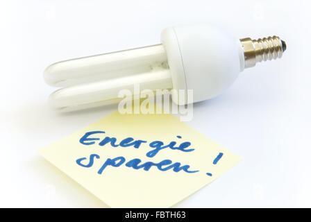 energy saving lamp Stock Photo