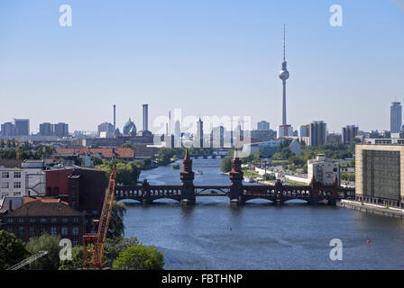 berlin skyline Stock Photo