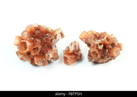 Aragonite crystals macro picture. Stock Photo