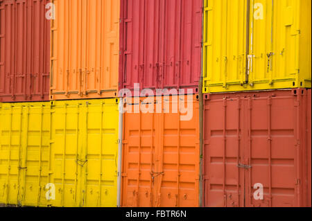 cargo container Stock Photo