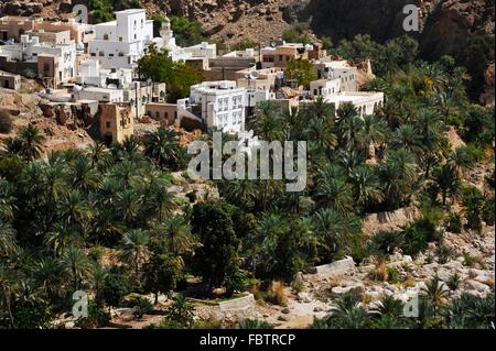 wadi tiwi Oman Stock Photo