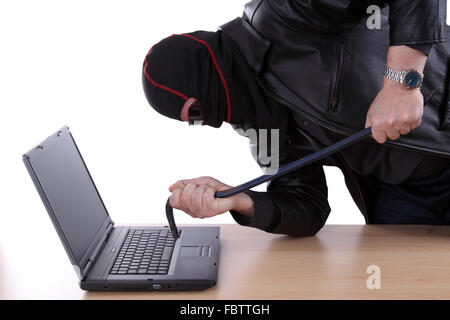 Computer hacker Stock Photo