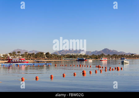 Naama Bay in Sharm El Sheikh, Egypt Stock Photo