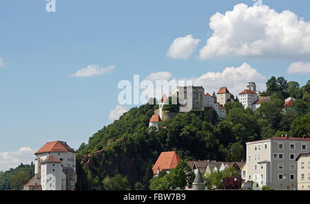 Castle Veste Oberhaus in Passau Stock Photo