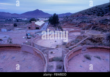 Rodalquilar.Abandoned gold mine.Cabo de Gata-Nijar Natural Park. Biosphere Reserve, Almeria province, Andalucia, Spain Stock Photo