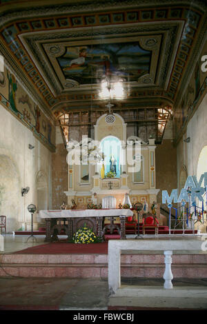 Philippines Bohol The church at Alburquerque  Adrian Baker Stock Photo