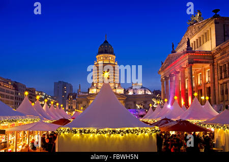 berlin christmas gendarmenmarkt Stock Photo