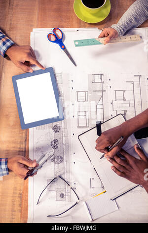 Business people discussing plan Stock Photo