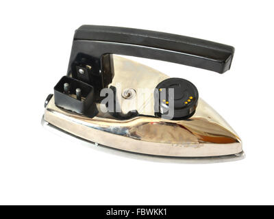 The old iron on a white background Stock Photo