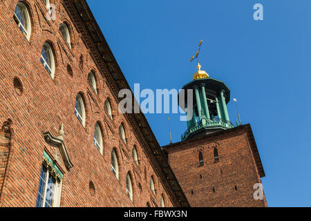 Stockholm's town hall, the Stadshuset Stock Photo