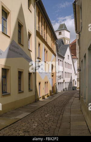 Historical Old Town Freiberg Stock Photo