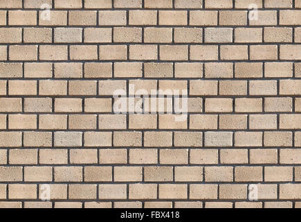 Beige brick wall. Stock Photo