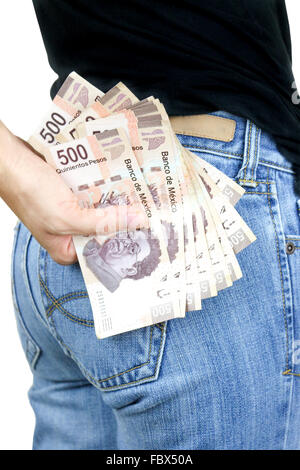 Money in my pocket! Stock Photo