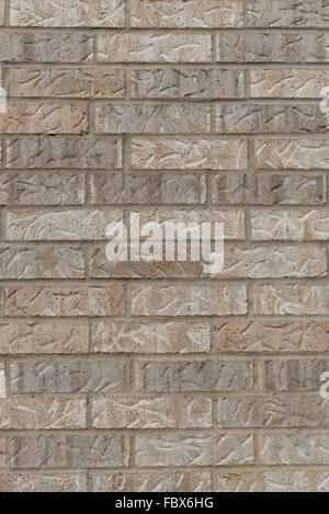 background of random orange tone brick wall, pattern, close up vertical Stock Photo