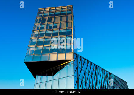 The JTI Building, headquarters of Japan Tobacco International, JTI, by SOM Architects, Geneva, Switzerland Stock Photo