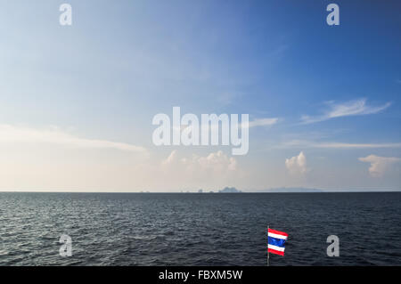 Thailand Beach Temple Rocks Krabi Stock Photo