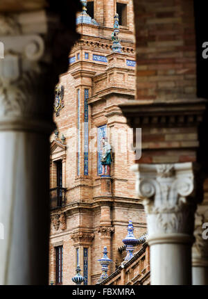 Plaza de Espana, Sevilla, Spain Stock Photo