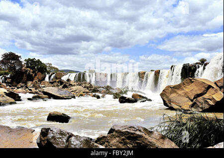 Fourteen Falls in Kenya Stock Photo