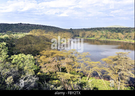Craterlake in the Great Rift Valley Stock Photo