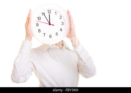 blank clock face on white background. hour dial sign. Dashes mark minutes  and hours symbol. flat style Stock Photo - Alamy