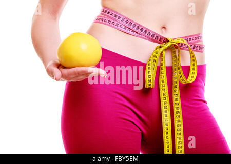 Overweight Woman With Tape Measure Around Waist. Woman Belly Fat Overweight  Stock Photo, Picture and Royalty Free Image. Image 92769926.