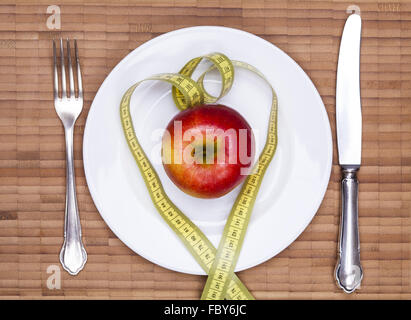 Apple diet Stock Photo
