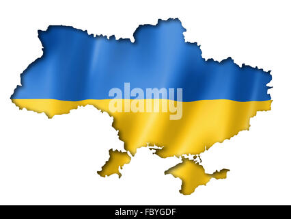 Ukrainian map flag icon of Ukraine Stock Photo: 67130768 - Alamy