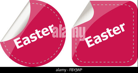 Easter sign icon. Easter label tag symbol Stock Photo