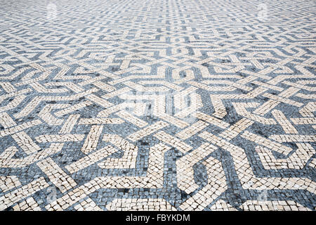 Tile brick floor Stock Photo