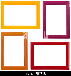 Painted picture frames Stock Photo