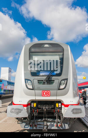 Intercity Double-Deck-Trains for Deutsche Bahn Stock Photo