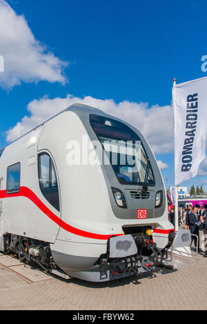 Intercity Double-Deck-Trains for Deutsche Bahn Stock Photo