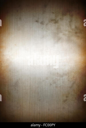 Silver rusty brushed metal background texture Stock Photo