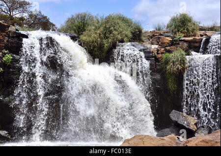 Part of Fourteen Falls In Kenya Stock Photo