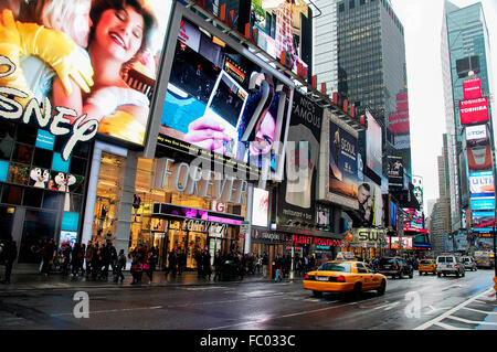 TImes Square in New York city. Stock Photo