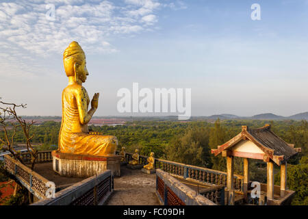 Abandoned Buddhist temple complex in Thailand Stock Photo