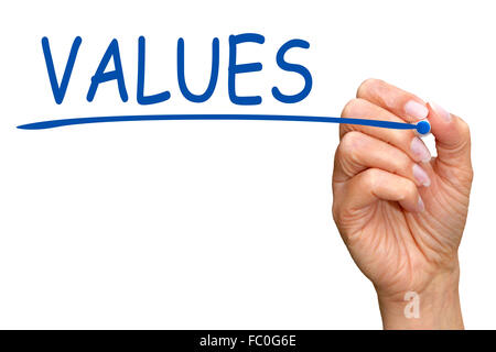 Values Stock Photo