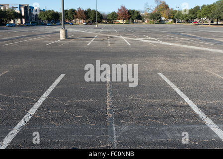 car parking lot, empty available space Stock Photo