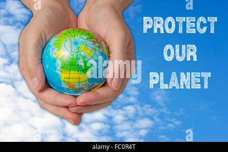 Protect our Planet Stock Photo
