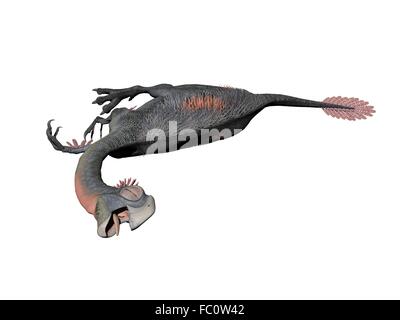 gigantoraptor dinosaur - 3d render Stock Photo