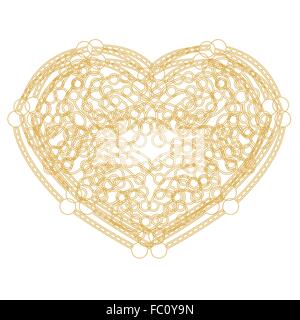 Abstract Heart Shape Outline Care Vector Illustration. Red Heart Icon in  Flat Style. Stock Vector - Illustration of border, cartoon: 139757024