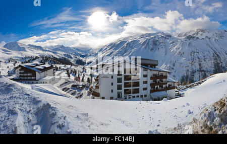 Mountain ski resort Hochgurgl Austria Stock Photo - Alamy