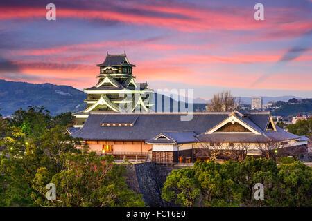 Kumamoto Castle in Japan. Stock Photo