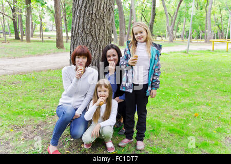 People are eating Stock Photo