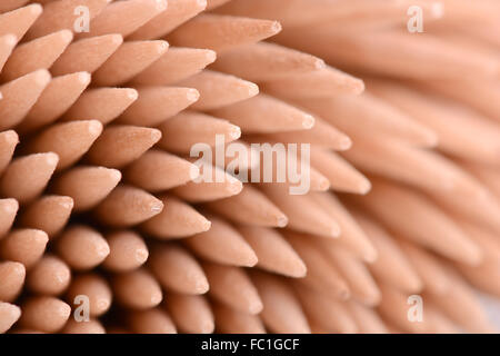 Close up of toothpicks Stock Photo