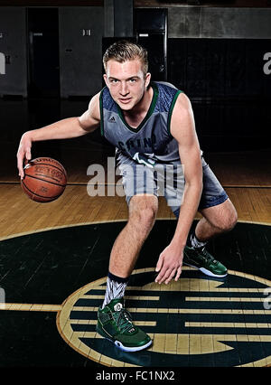 Chino Hills, CA. 8th Dec, 2015. Nationally Ranked Top Prep Basketball player Shane Hopkins #33 of Chino Hills High School.Chino Hills Basketball Team Photo Day and Media photos.Mandatory Photo Credit: Louis Lopez/Cal Sport Media. © csm/Alamy Live News Stock Photo